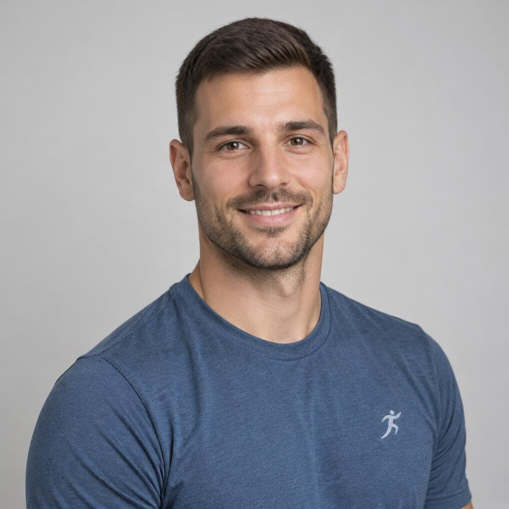Portrait of a young Croatian man in a shirt