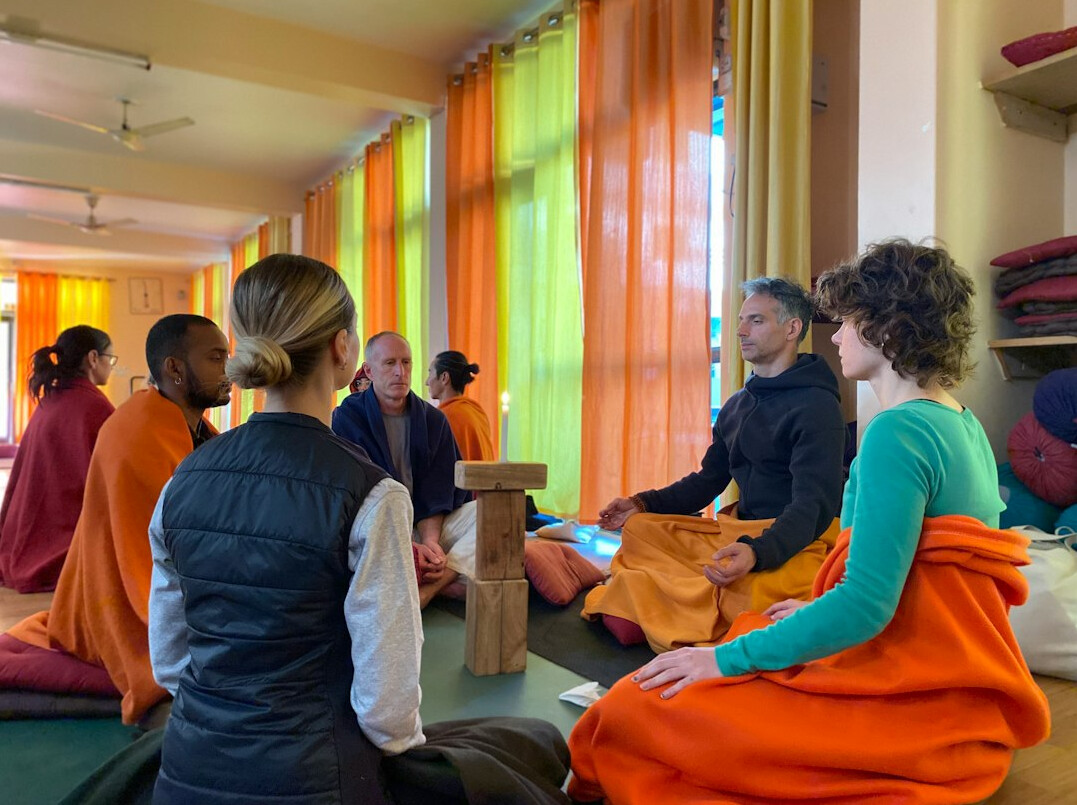 group meditation session
